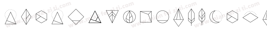 GeographicSymbols Regular字体转换